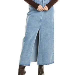 Women's Splendid Blue Denim Maxi Skirt